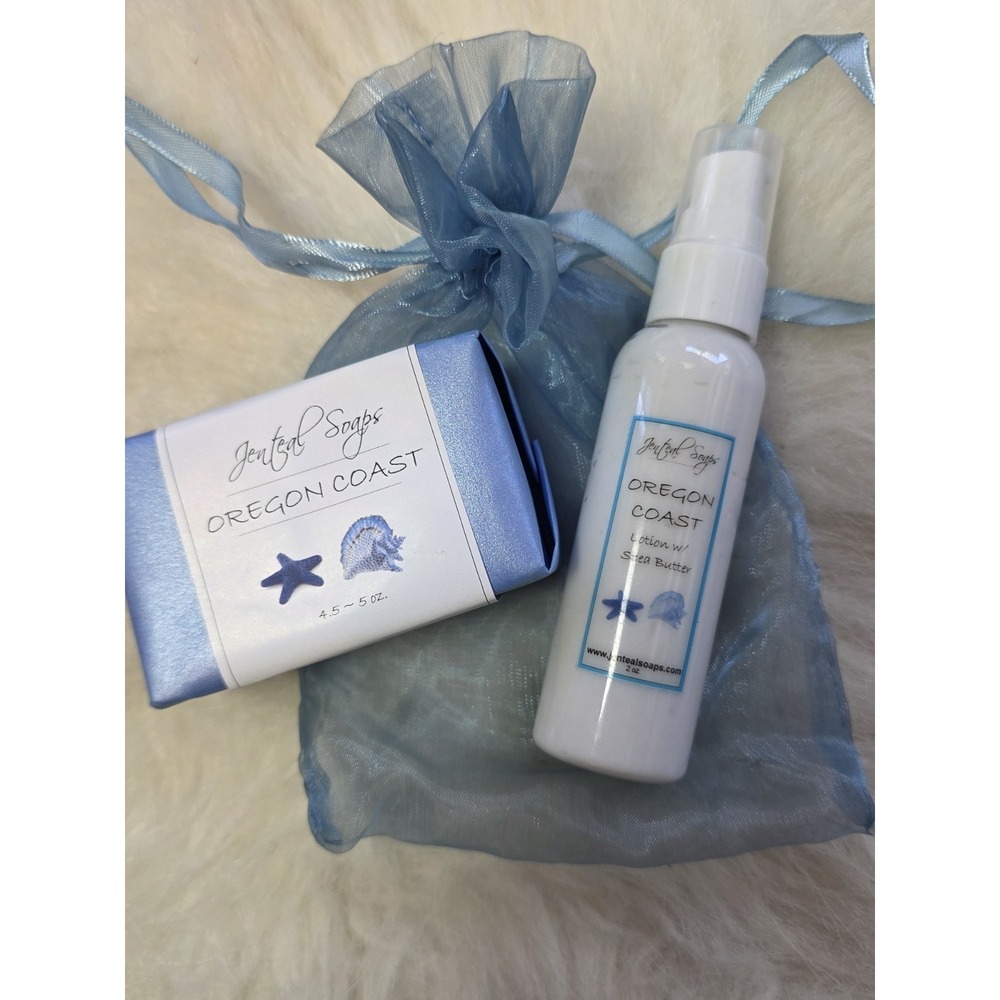 Genteal Soaps Oregon Coast Bar Soap And Lotion With Shea Butter